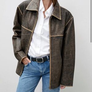 worn vintage brand jacket